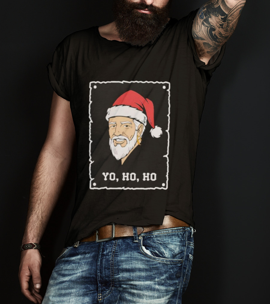 Santa Pirate Christmas Yo Ho Ho T-Shirt