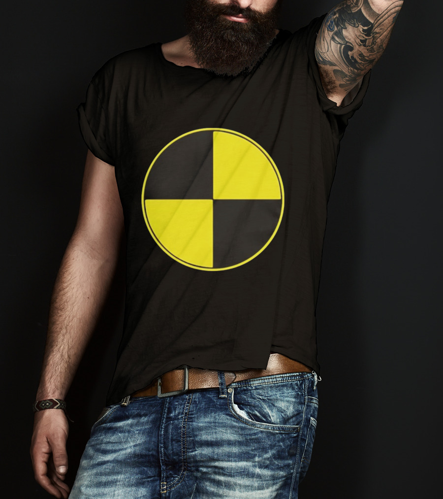 Crash Test Dummy Yellow Black Symbol T-Shirt