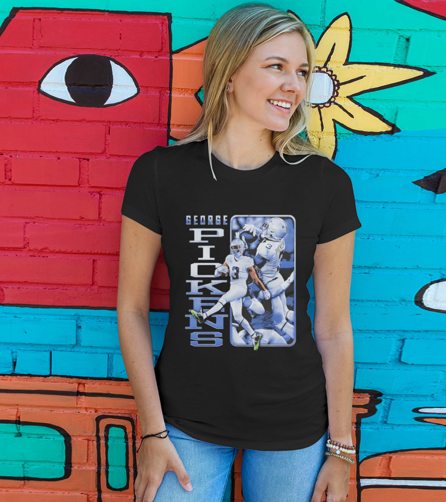 George Pickens Football Catch Highlights Cowboys Theme T-Shirt