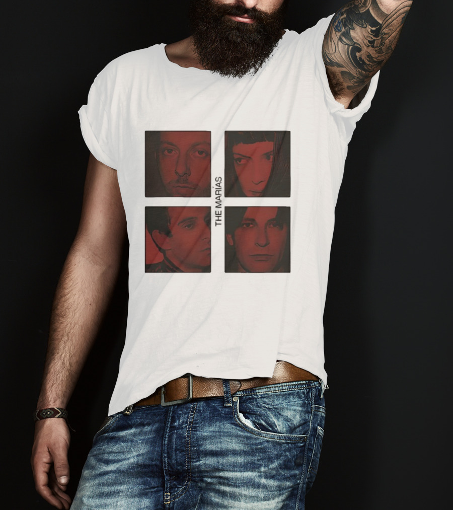The Marías Band Tour 2025 Red Tone Portraits T-Shirt
