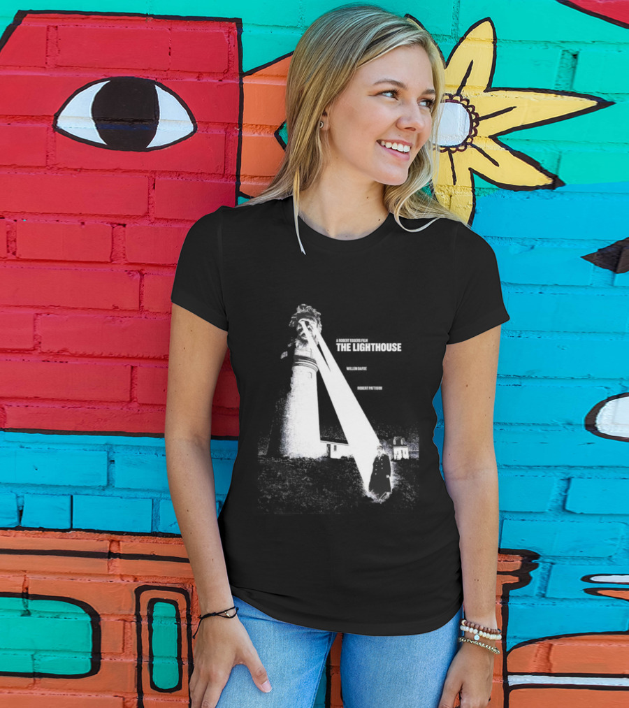 Robert Eggers The Lighthouse Willem Dafoe Robert Pattinson Vintage Scene T-Shirt