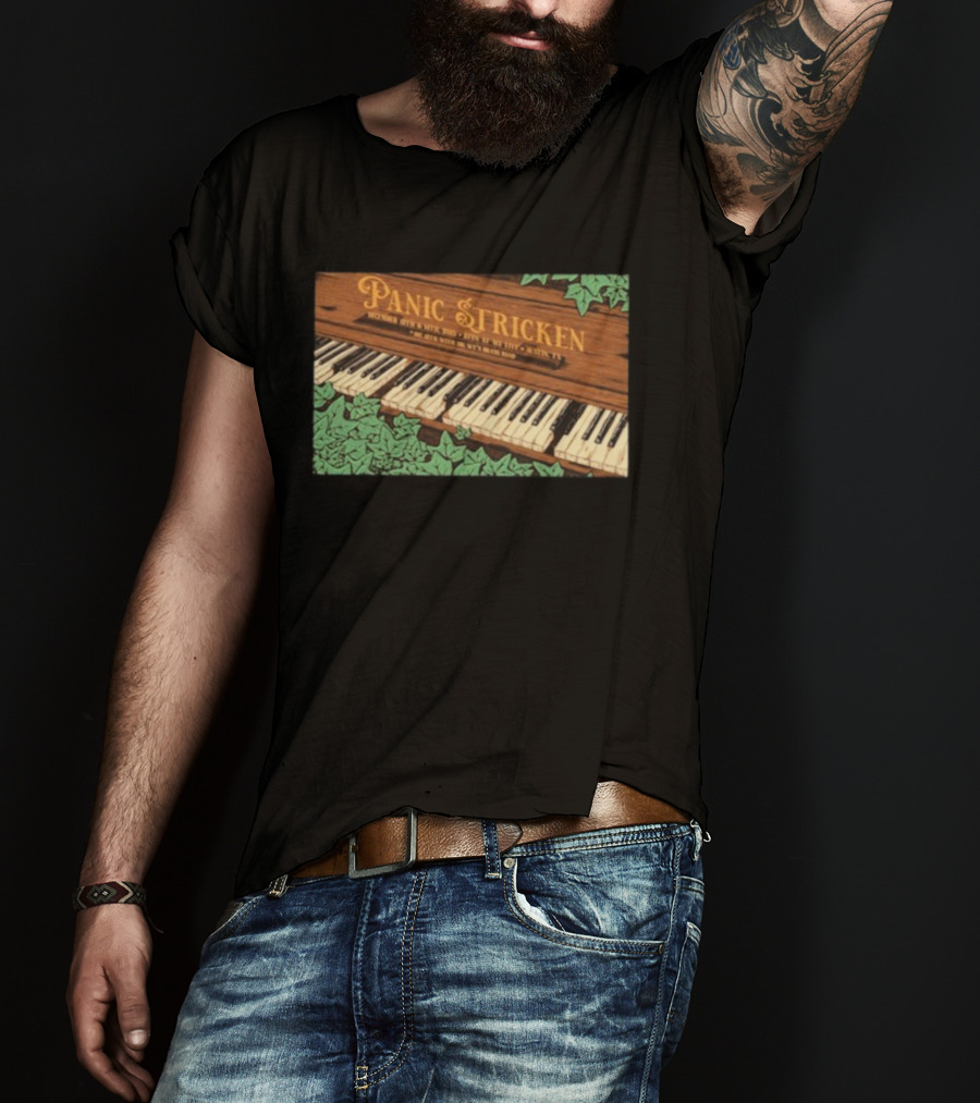 Panic Stricken December 12-14 2025 Austin TX Piano With Green Vines T-Shirt