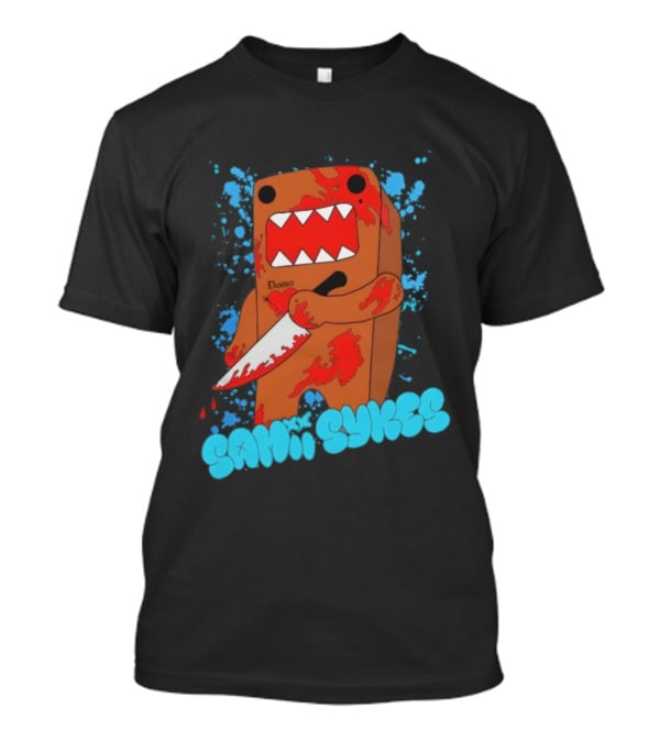 Sami Smyers Domo Knife Blood Splatter T-Shirt