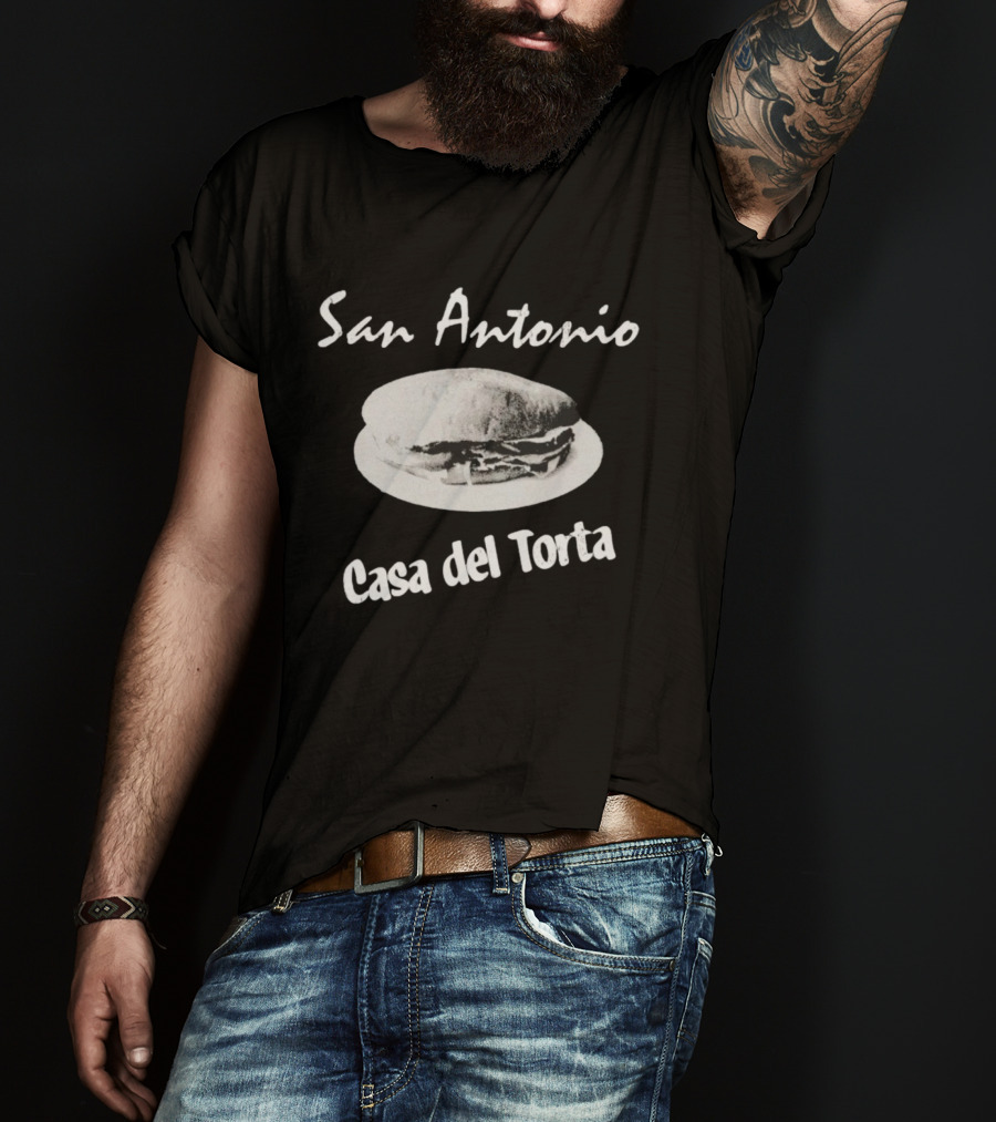 San Antonio Casa Del Torta Sandwich Plate T-Shirt