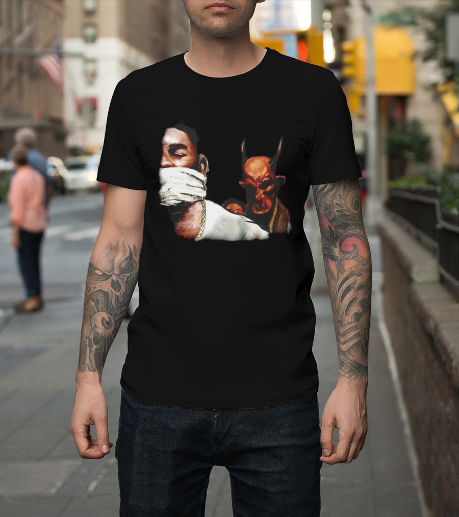 The Uncomfortable Truth Ransom Conductor Williams Devil On Shoulder Artwork T-Shirt