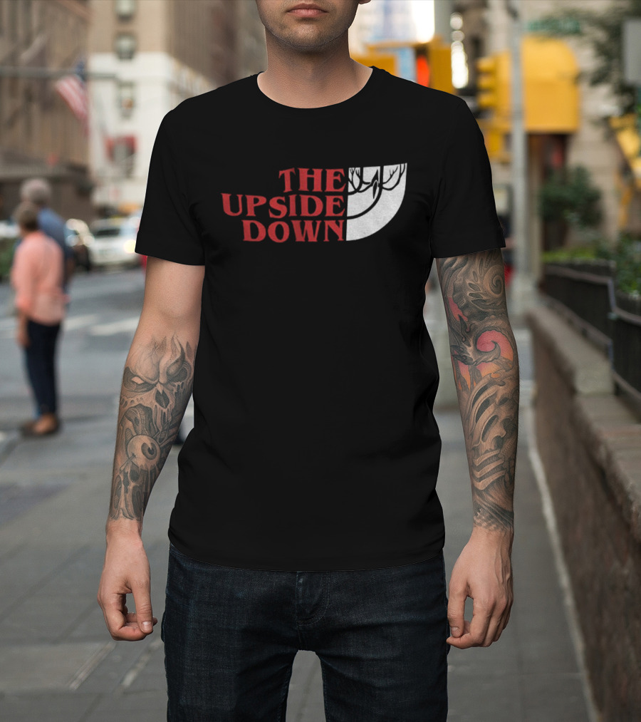The Upside Down Stranger Things North Face Style T-Shirt