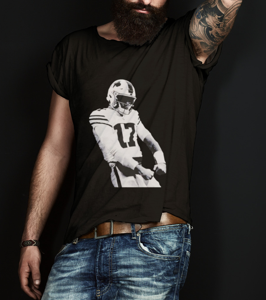 Buffalo Bills Flex Hey-ey-Ey-ey Number 17 Football Celebration T-Shirt