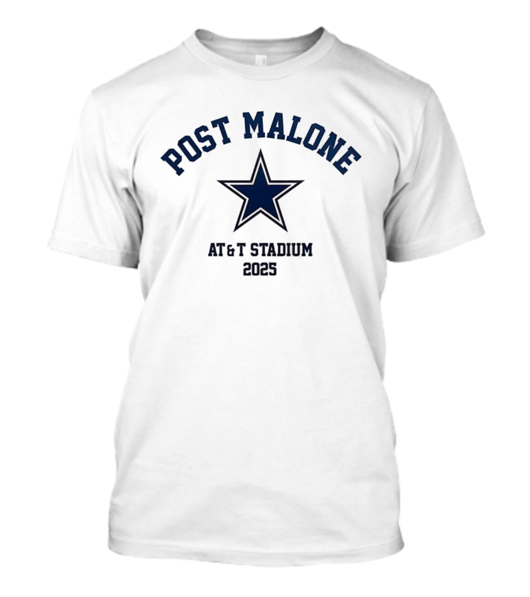 Post Malone AT&T Stadium 2025 Star Event T-Shirt