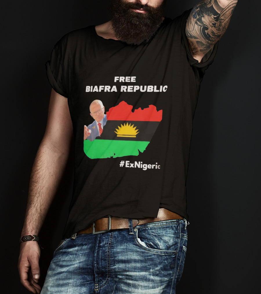 Free Biafra Republic ExNigeria Gunther Fehlinger Movement T-Shirt