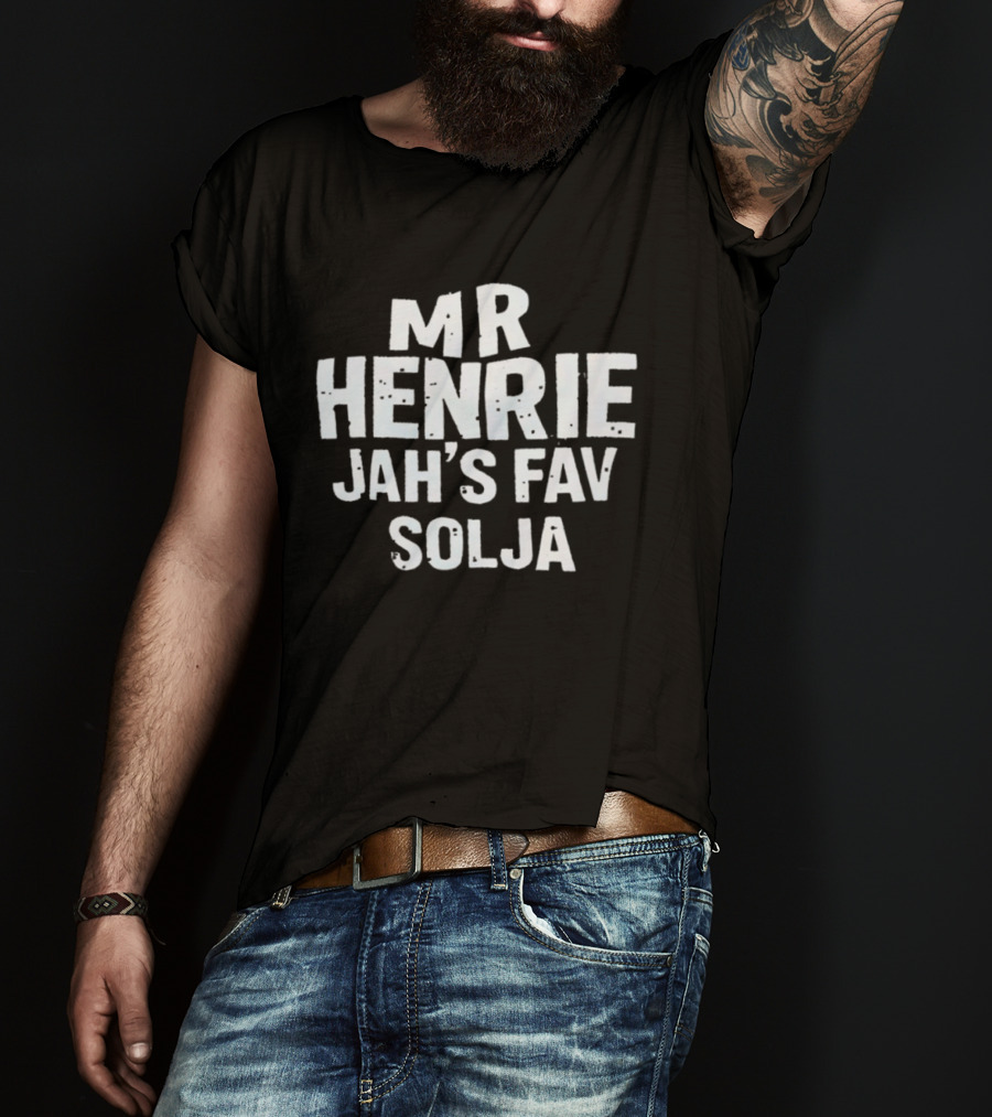 Mr Henrie Jah’s Fav Solja T-Shirt