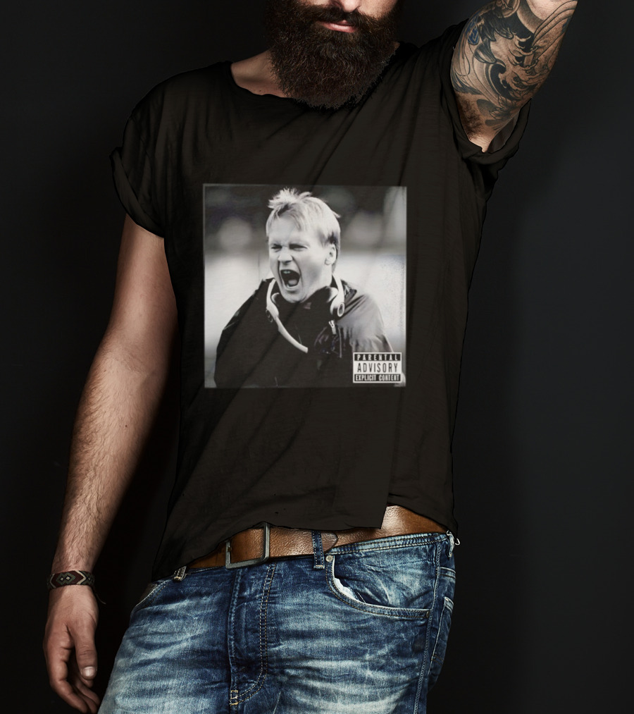 Coach Gruden Parental Advisory Explicit Content Album Cover T-Shirt