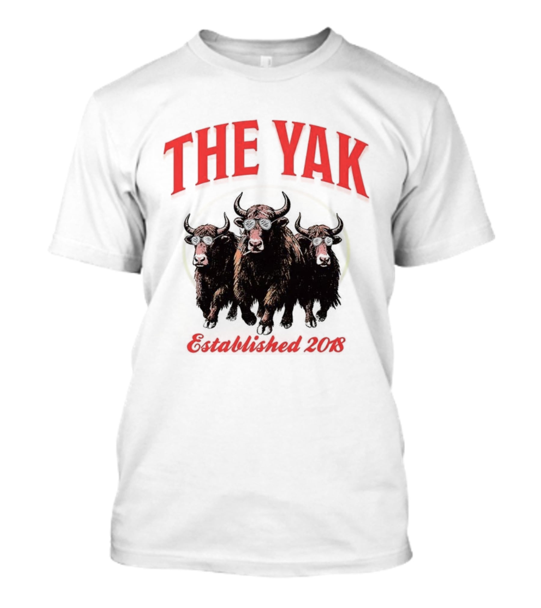The Yak Established 2018 Bulls Podcast Dave Portnoy T-Shirt