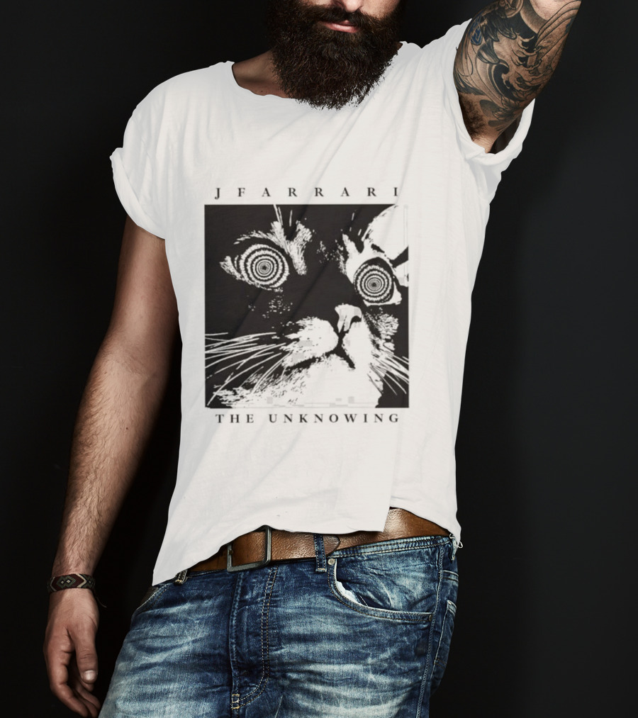 Jfarrari The Unknowing Cat Hypnotic Stare T-Shirt