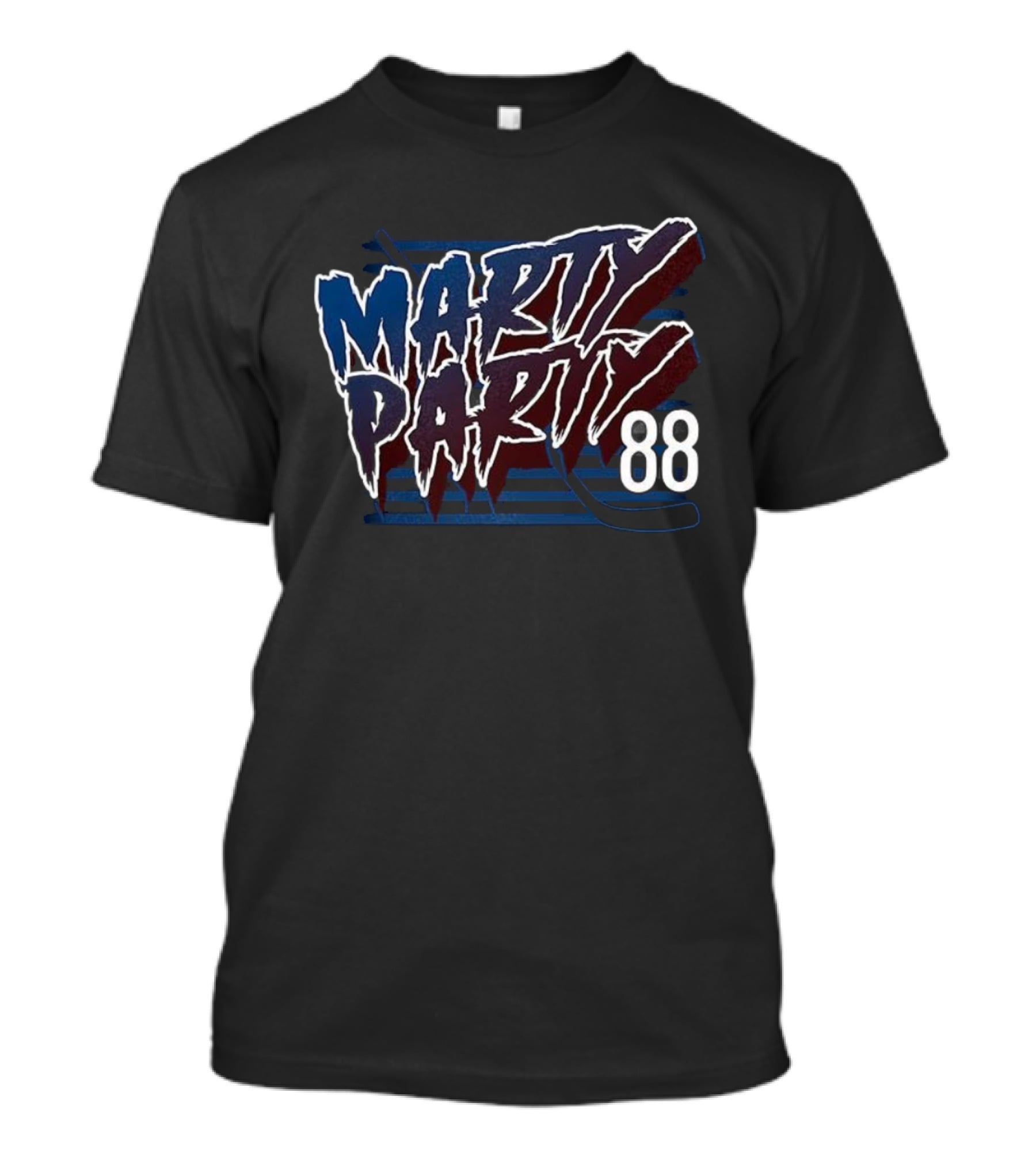 Marty Party 88 Colorado Avalanche Hockey T-Shirt