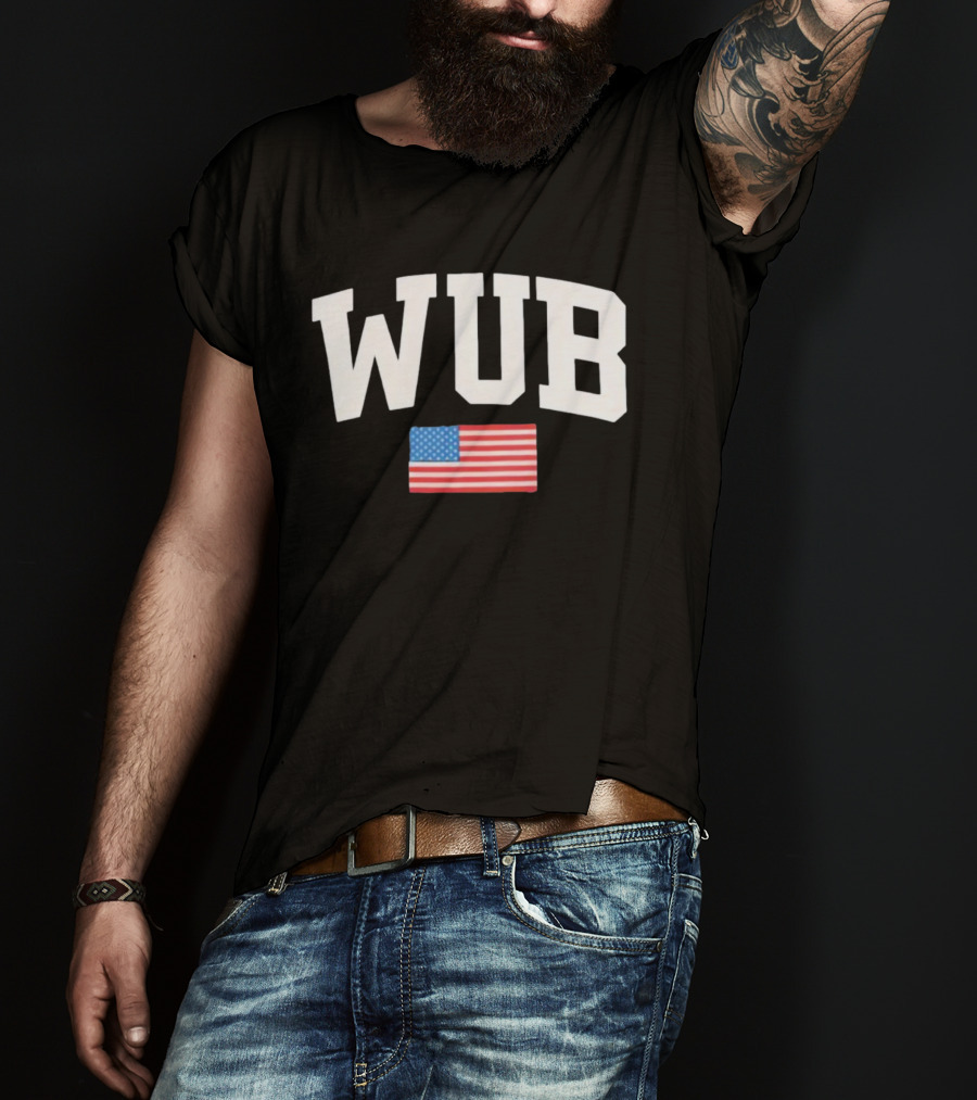 WUB American Flag Paymoneywubby Design T-Shirt