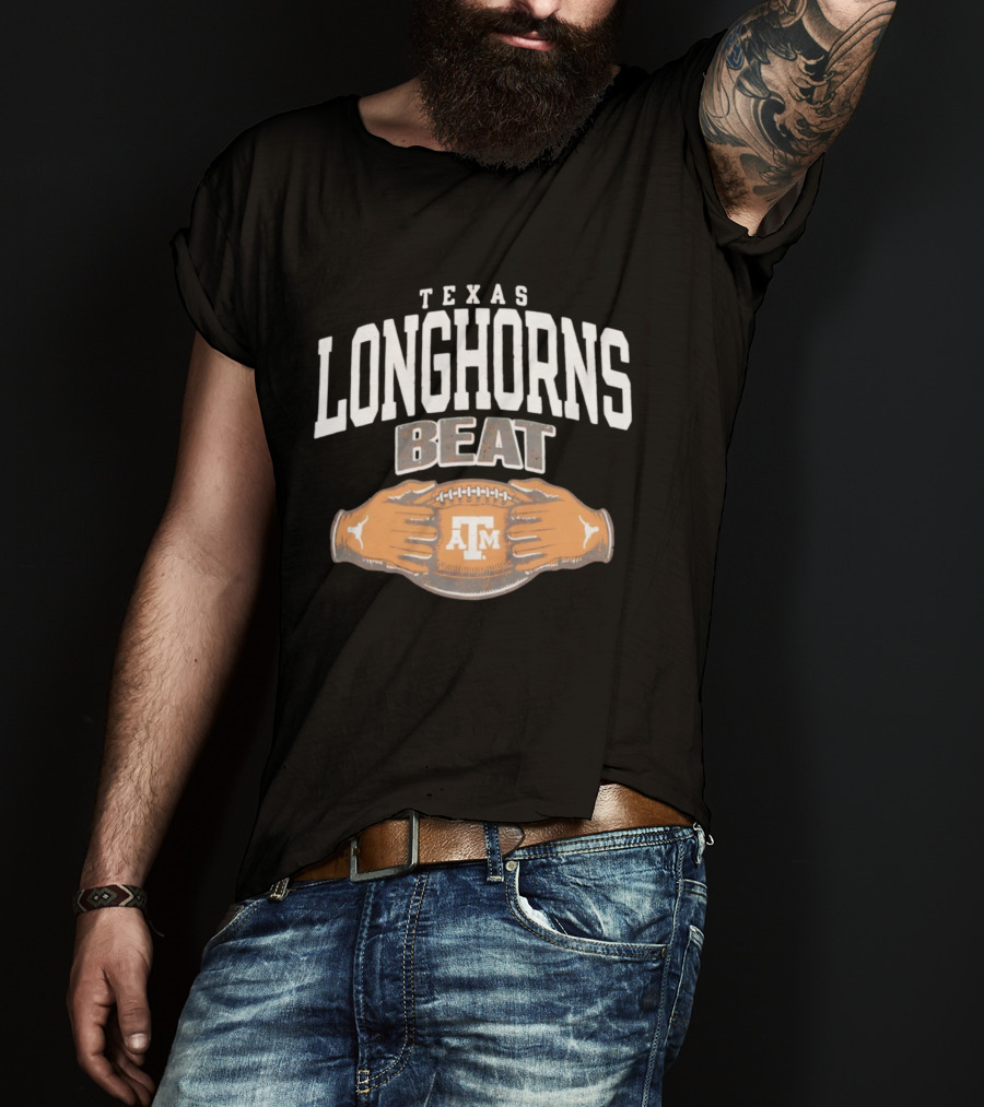 Texas Longhorns Beat Texas A&M Football Rivalry 2025 T-Shirt