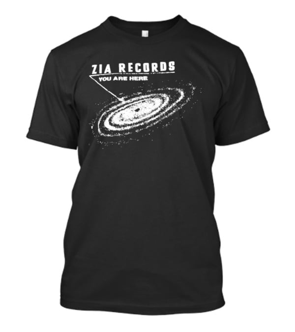 Zia Records You Are Here Galaxy Design T-Shirt
