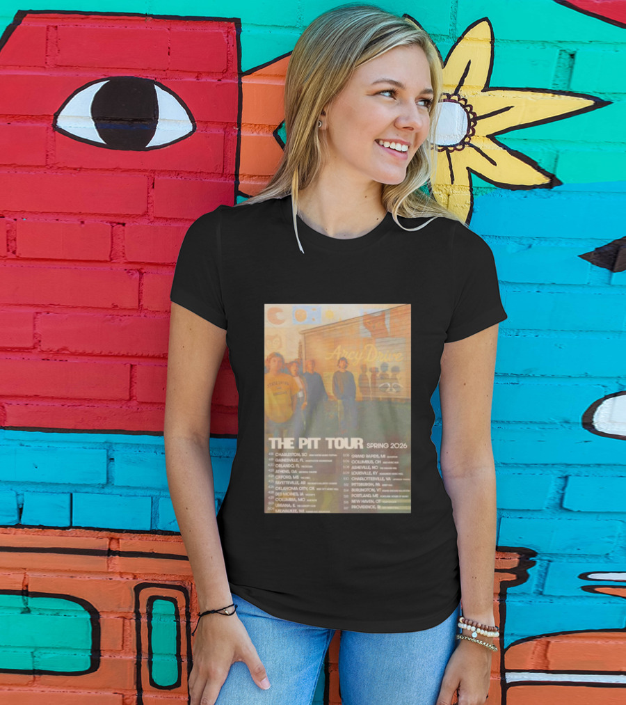 Arcy Drive The Pit Tour Spring 2026 Dates And Cities Music Event T-Shirt