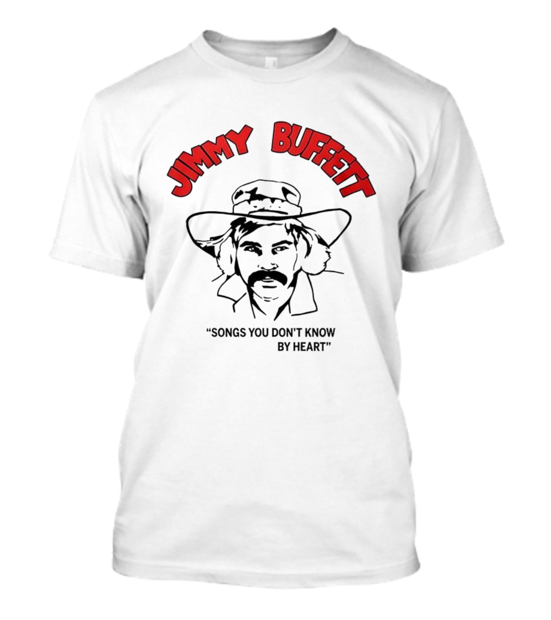 Jimmy Buffett Songs You Don't Know By Heart Nostalgic Tribute T-Shirt