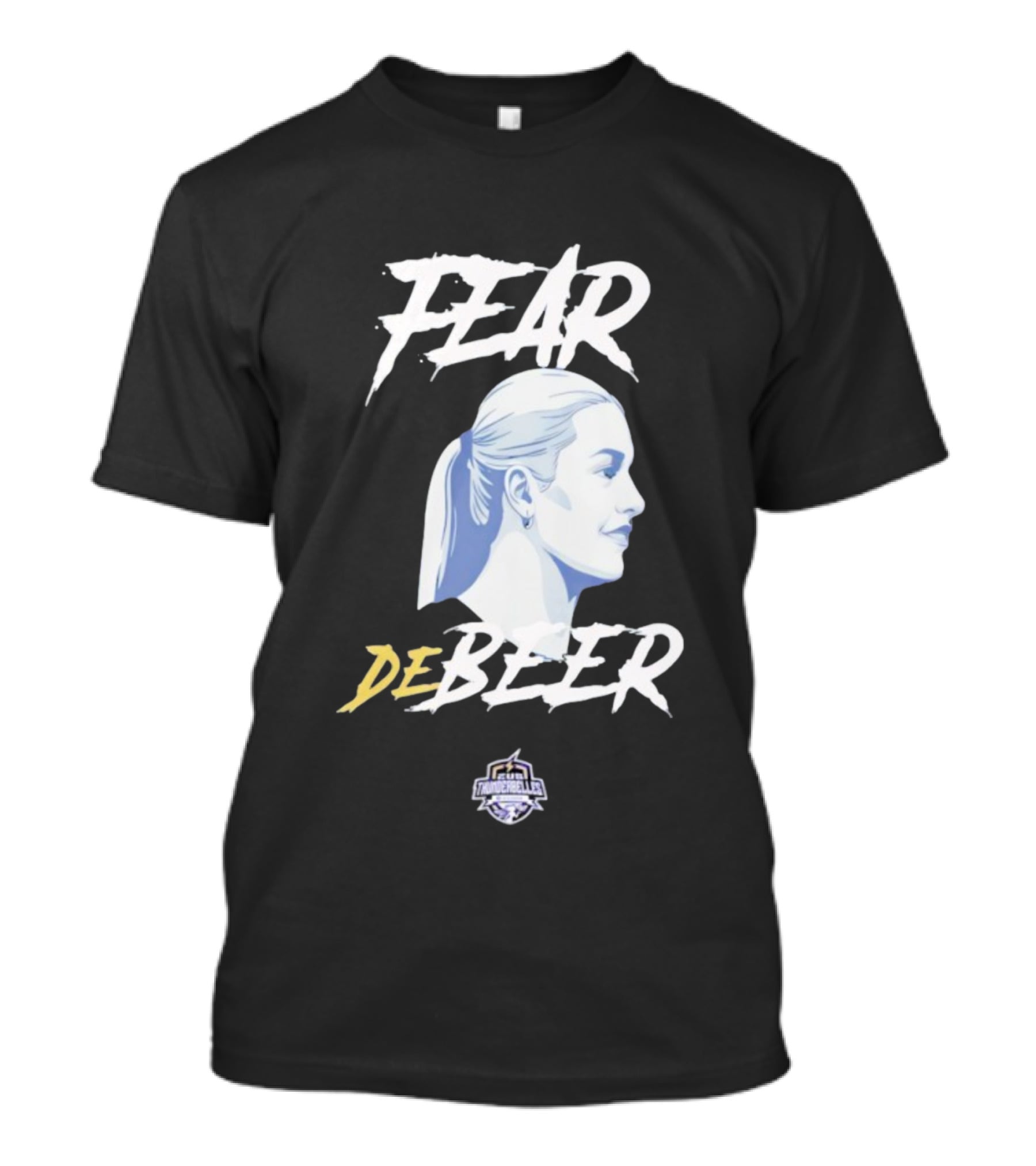 Fear DeBeer Thunderbelles Profile Portrait T-Shirt