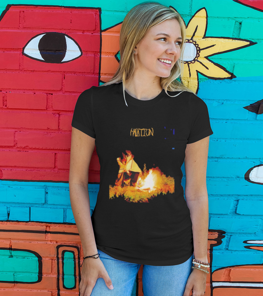 Halation Campfire Tour 2026 Cozy Wilderness Adventure T-Shirt