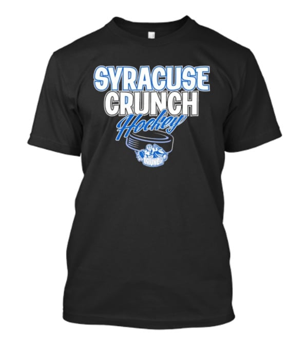 Syracuse Crunch Hockey Team Puck And Mascot Design T-Shirt