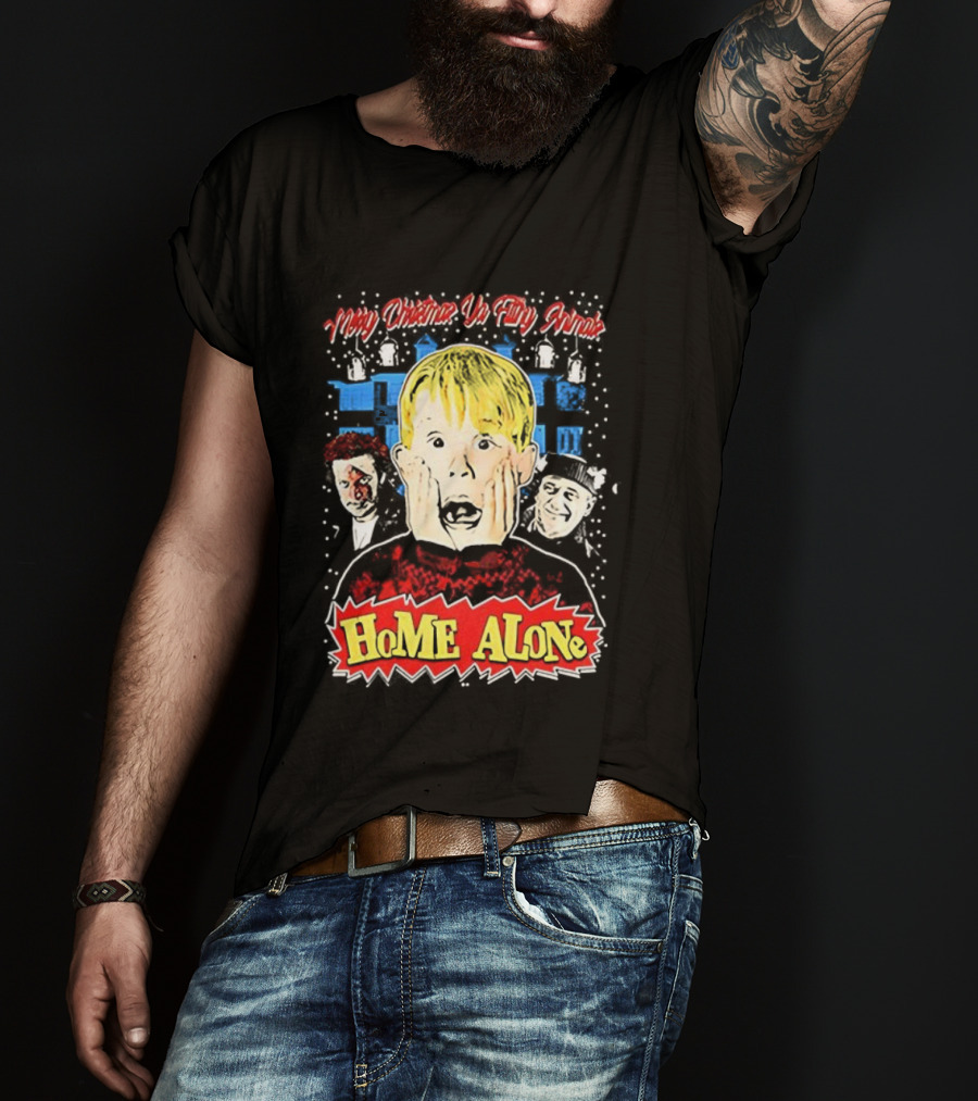 Merry Christmas Ya Filthy Animal Kevin Home Alone Wet Bandits T-Shirt