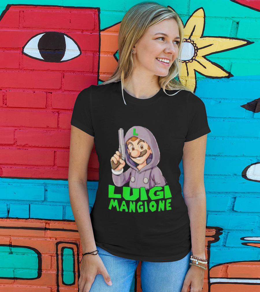 Luigi Mangione Nintendo Persona T-Shirt