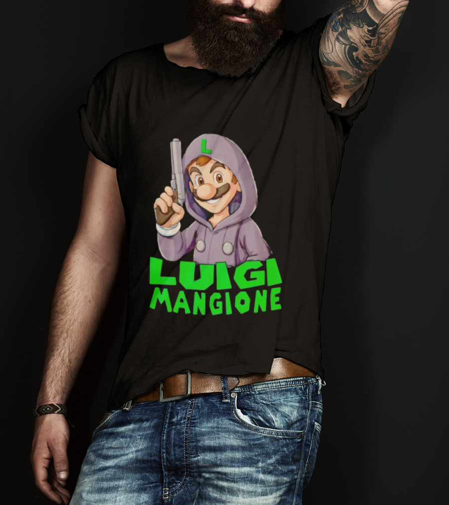 Luigi Mangione Nintendo Persona T-Shirt