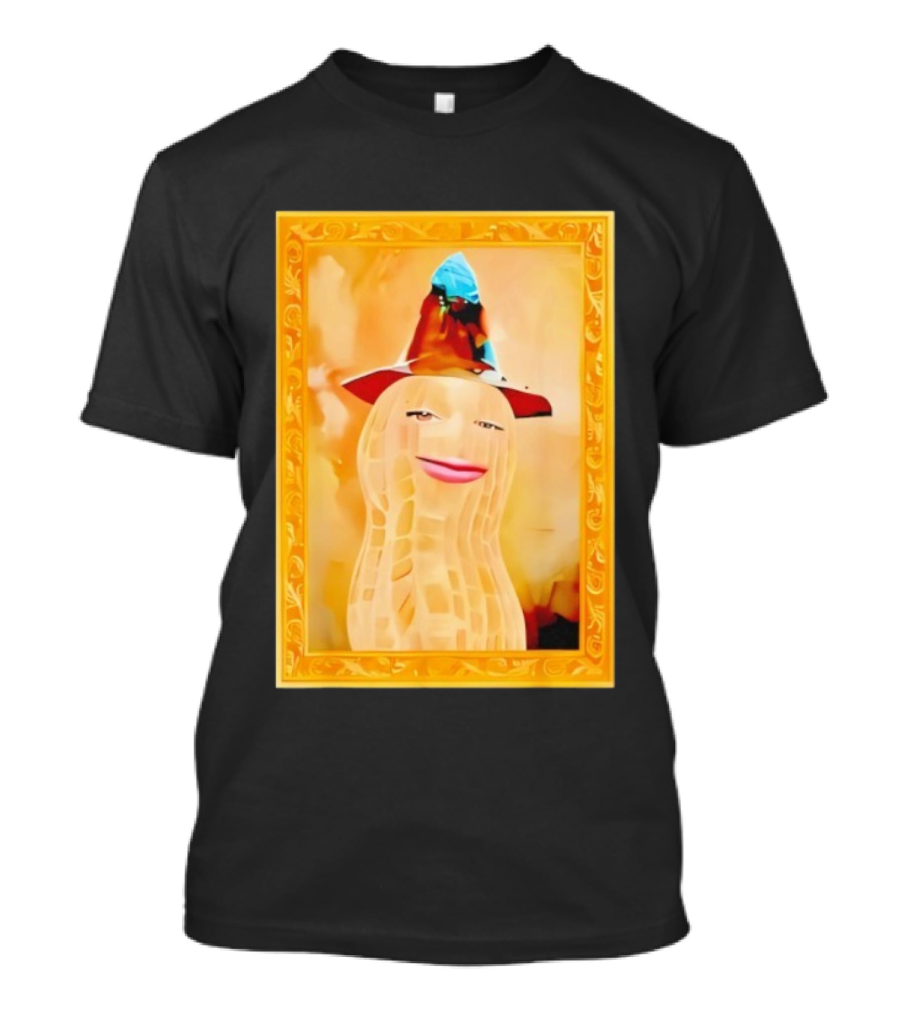 The Burnt Peanut Bungulator Witch Hat Portrait Renaissance T-Shirt