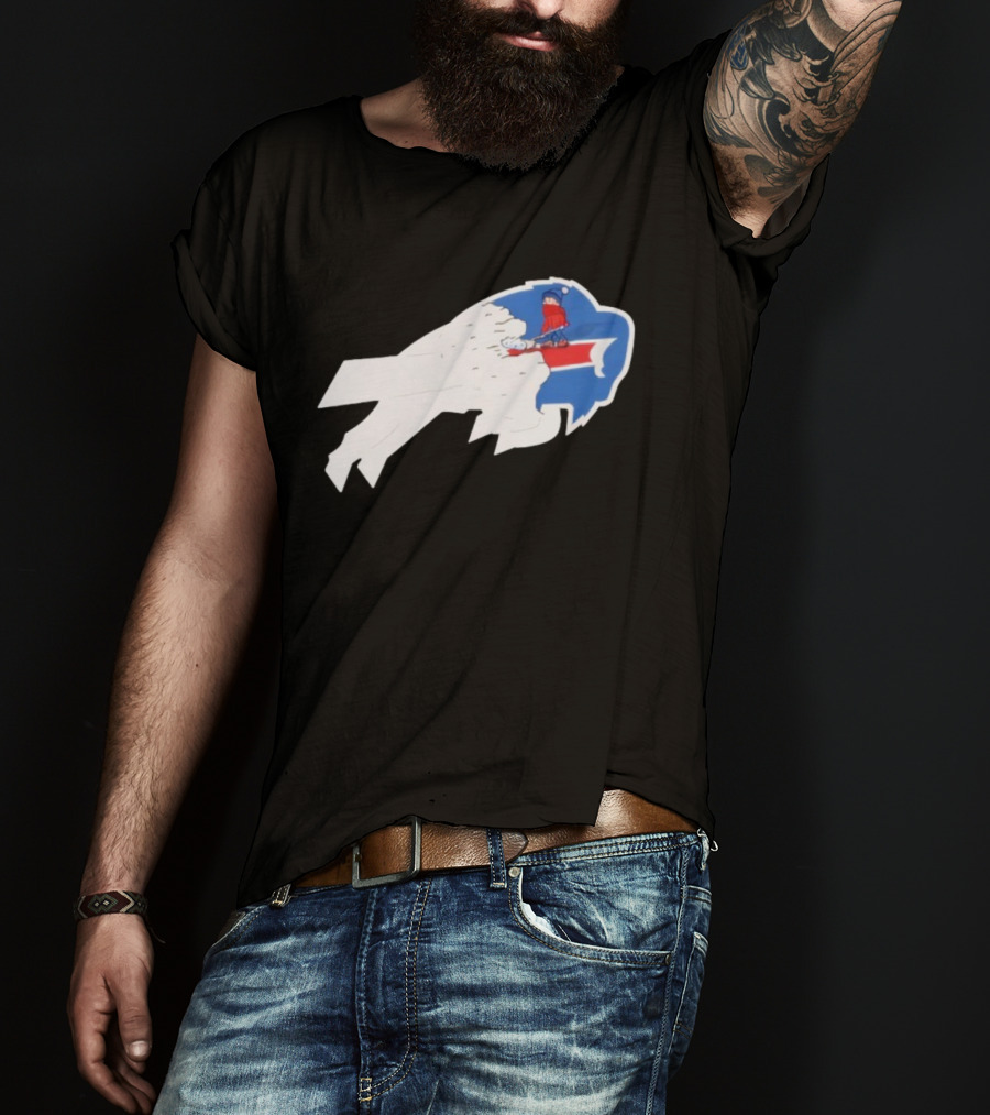 Buffalo Bills Winter Snow Plow Kid Theme T-Shirt