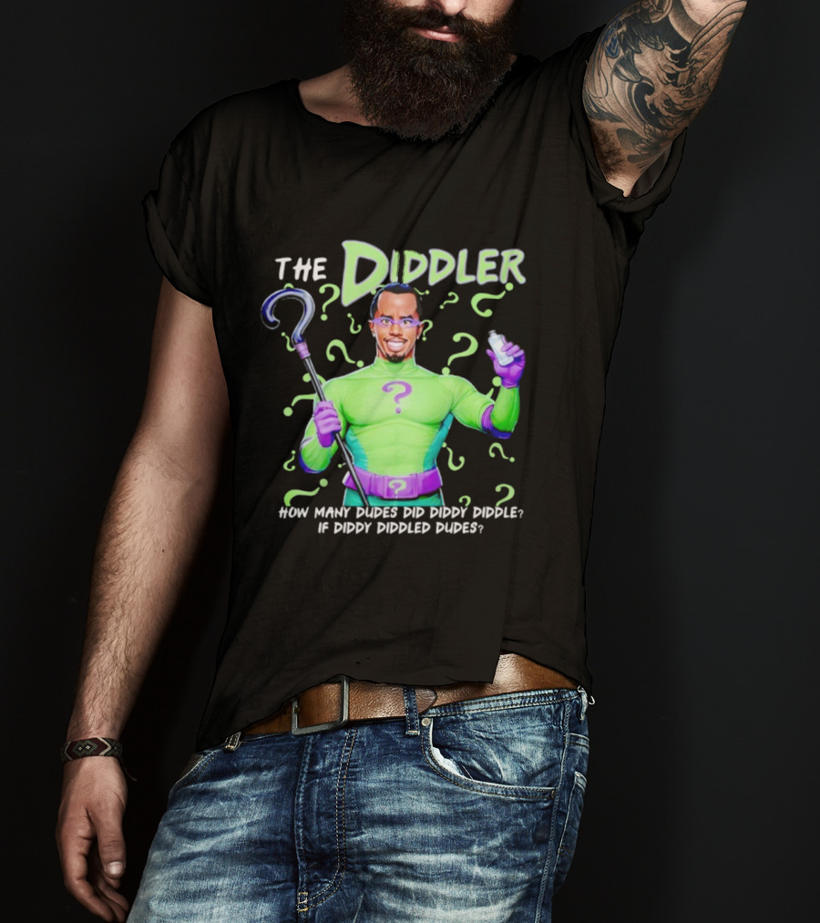 The Ediddler Diddler Diddy Diddle Dudes Mystery Questions T-Shirt
