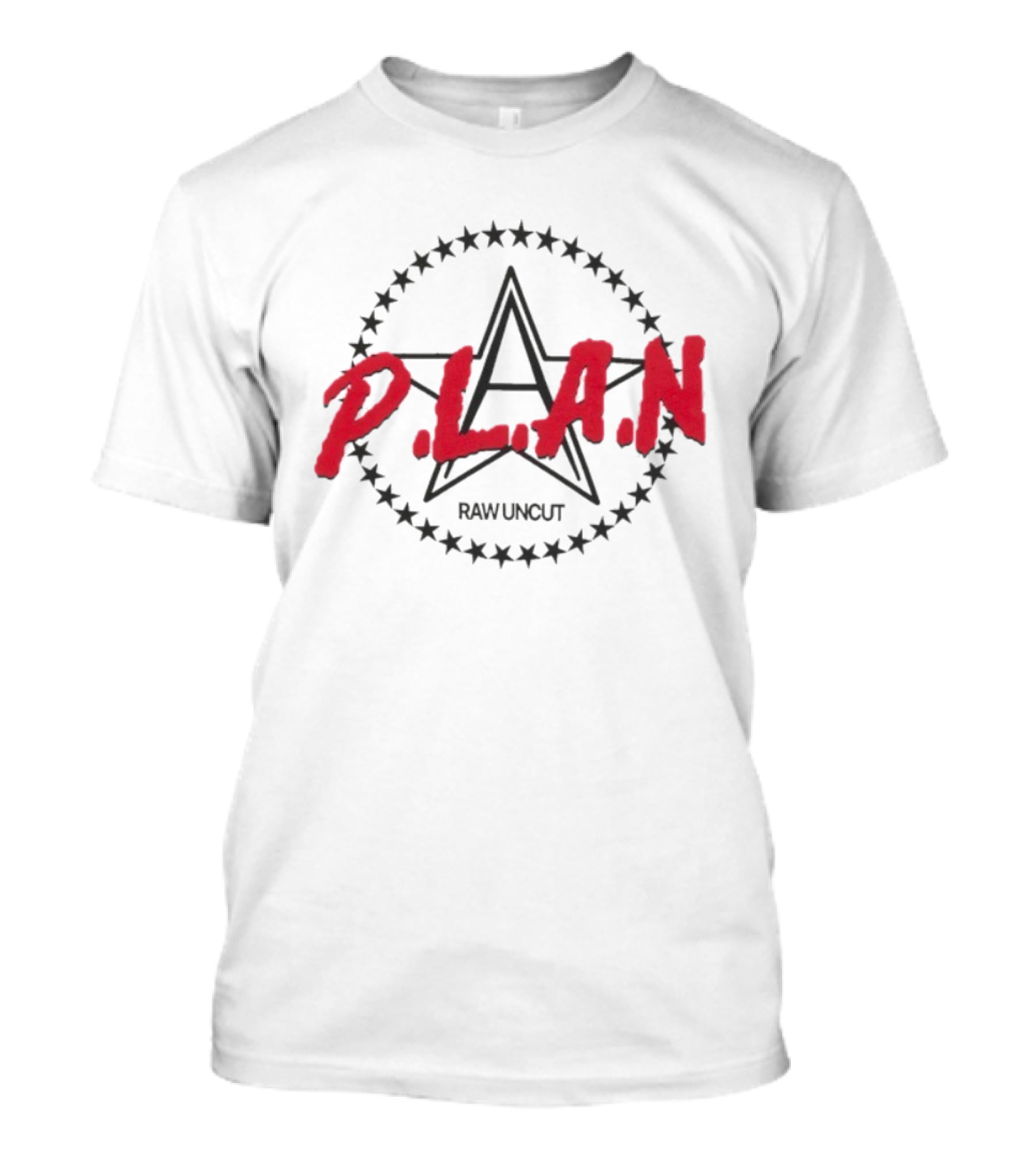 P.L.A.N Raw Uncut Star Emblem T-Shirt