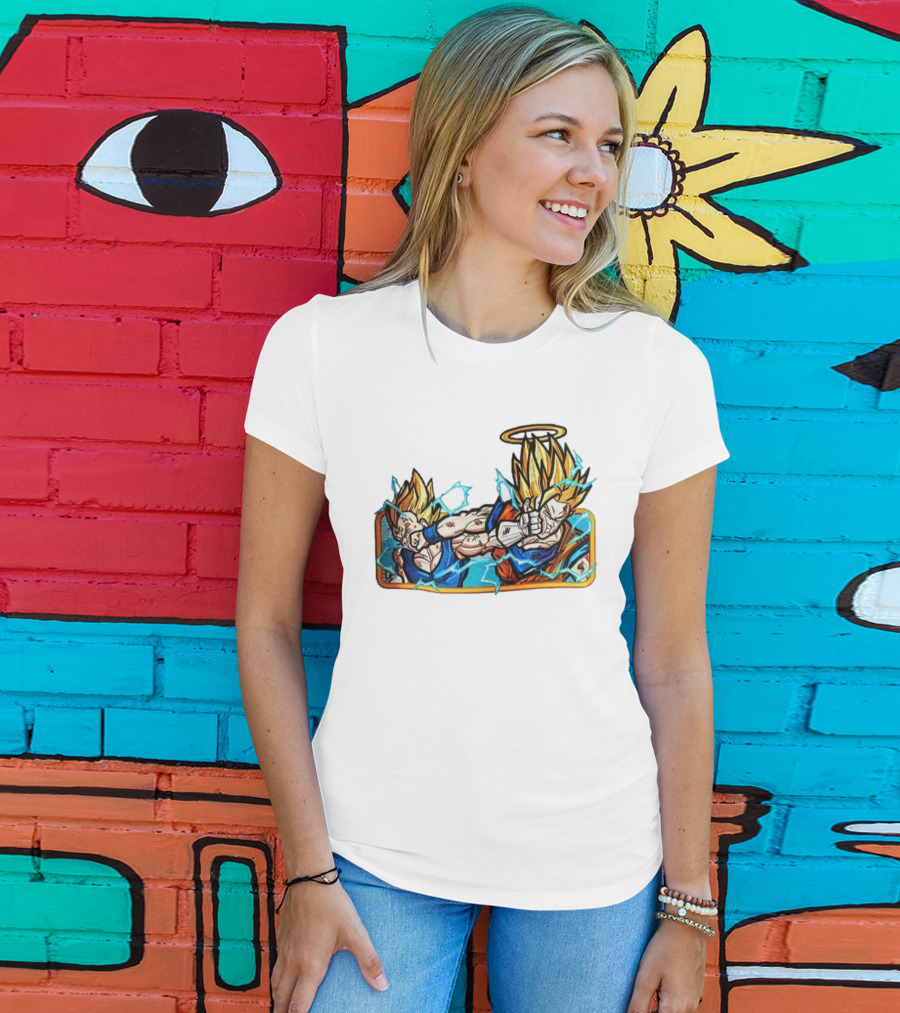 Super Saiyan Son Goku Dragonball Anime Saiyan Pride Lightning Aura Battle T-Shirt