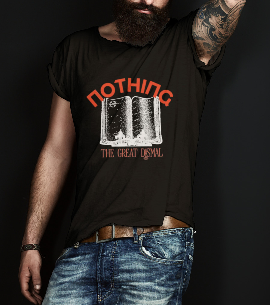Nothing The Great Dismal Book Illustration T-Shirt