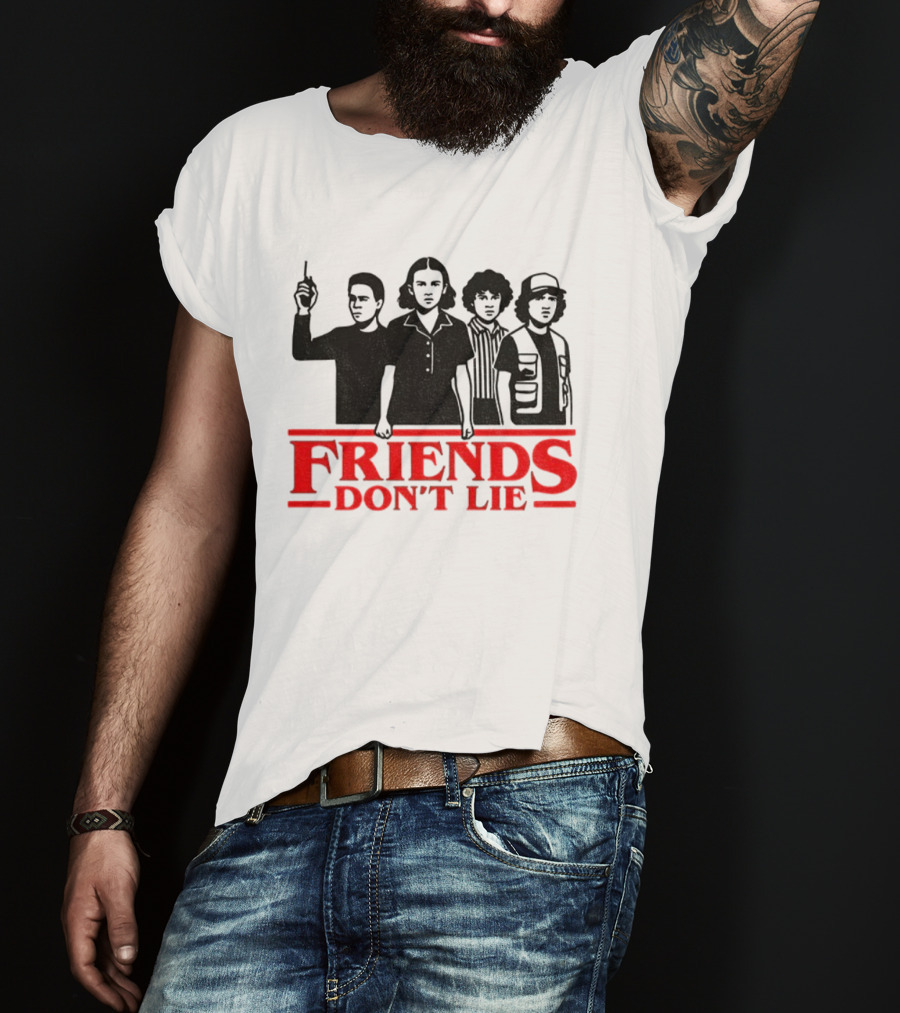 FRIENDS DON'T LIE Stranger Things Silhouettes 2025 T-Shirt