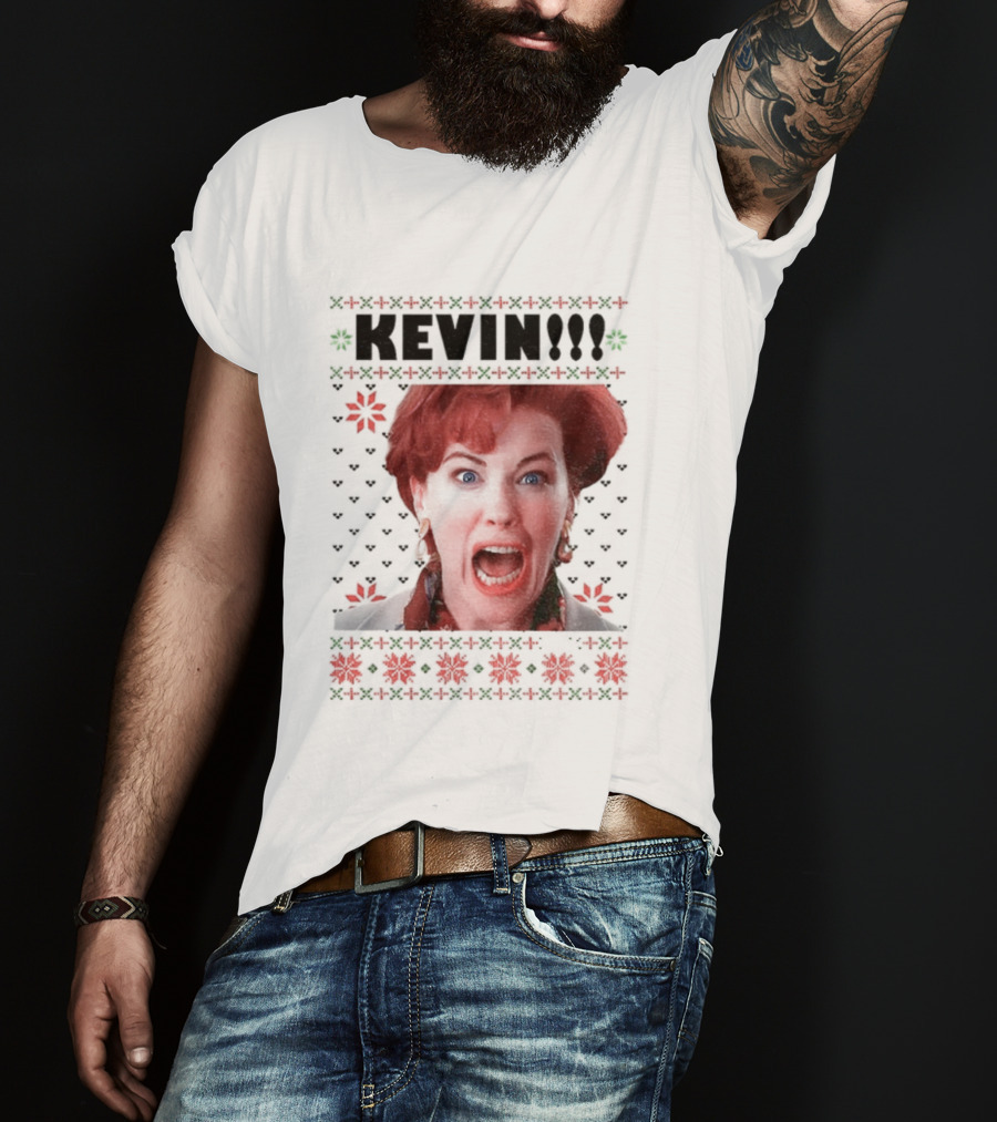 Kate McCallister Kevin Home Alone Movie Christmas Scene T-Shirt