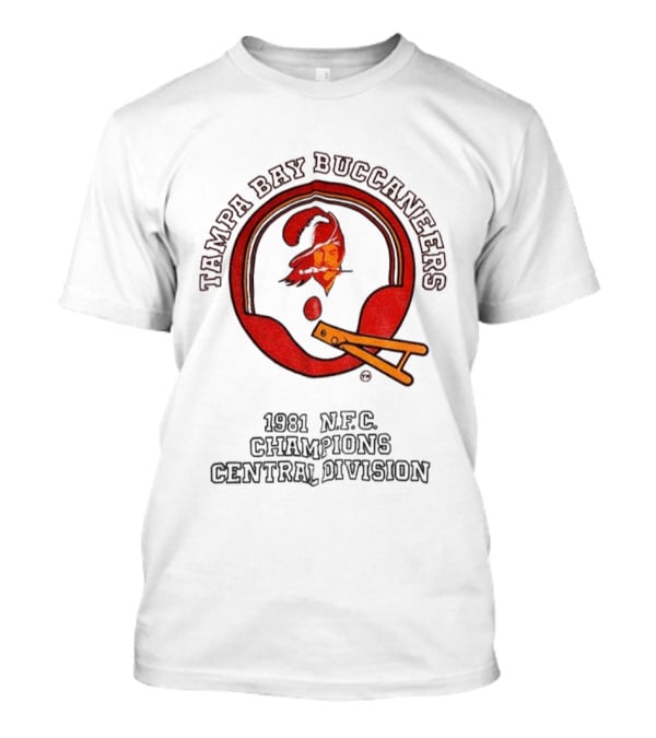 Tampa Bay Buccaneers 1981 NFC Champions Central Division T-Shirt
