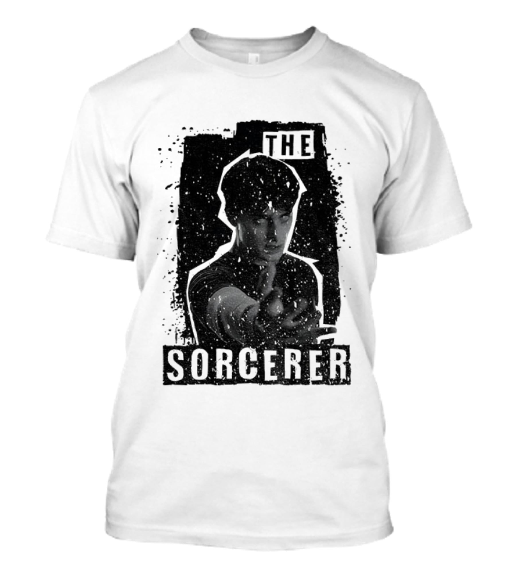 The Sorcerer Black And White Stranger Things Vintage Nostalgia T-Shirt