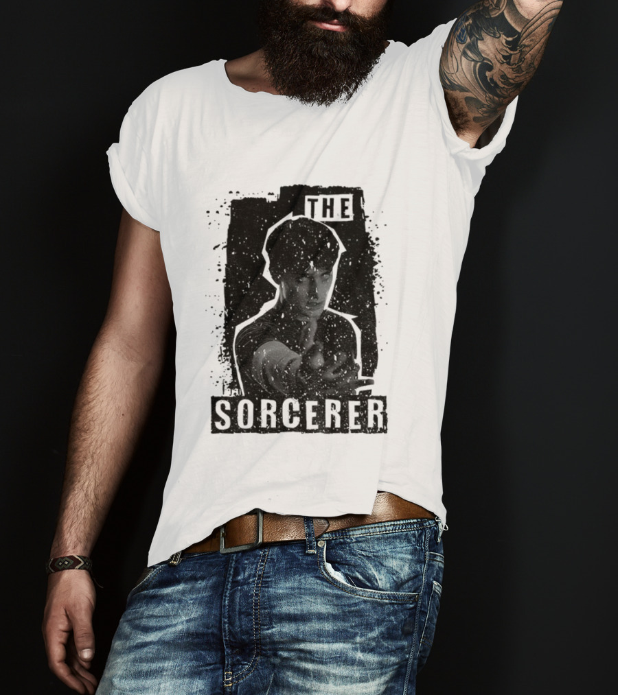 The Sorcerer Black And White Stranger Things Vintage Nostalgia T-Shirt