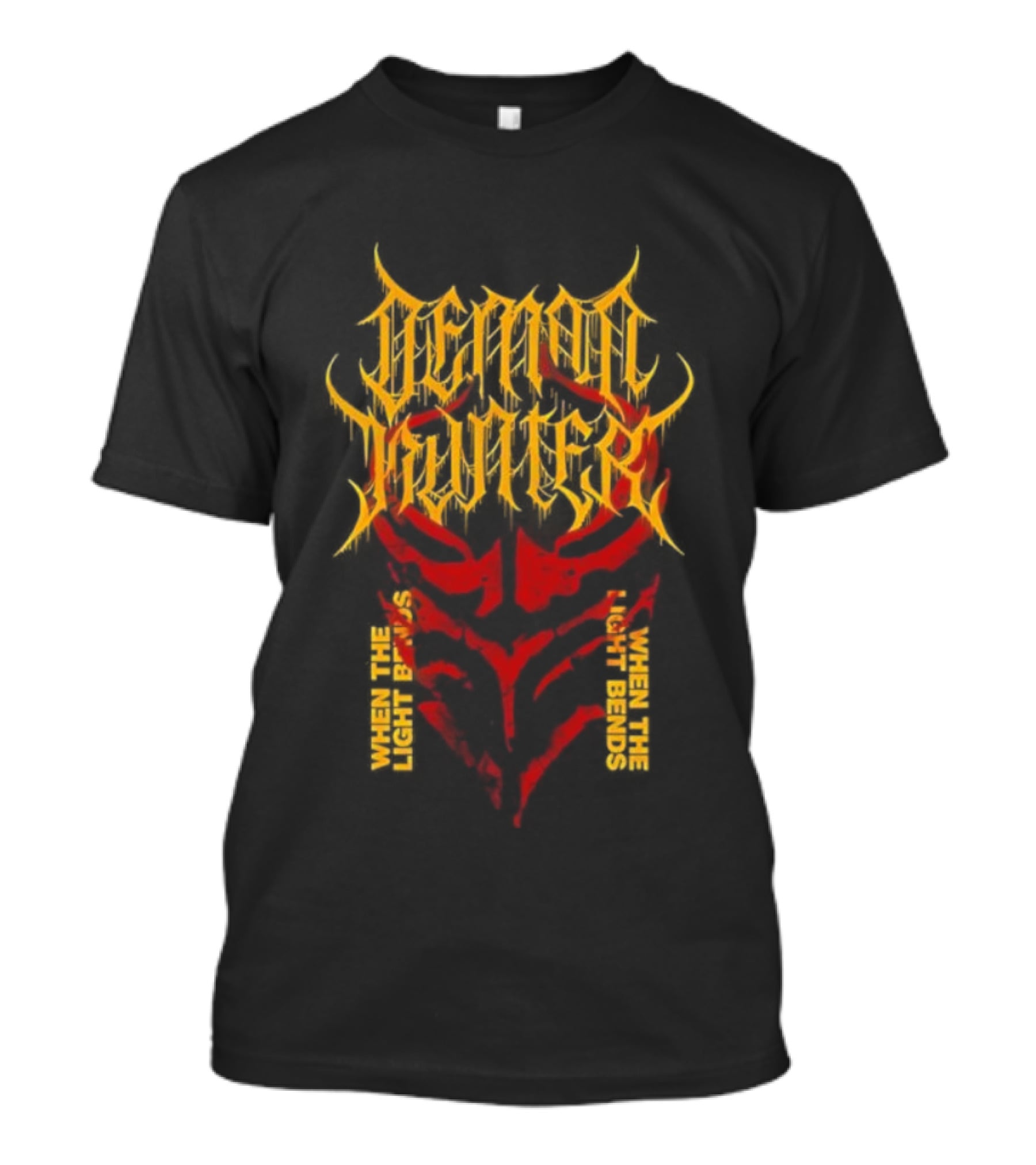 Demon Hunter Fiery Mask When The Light Bends T-Shirt