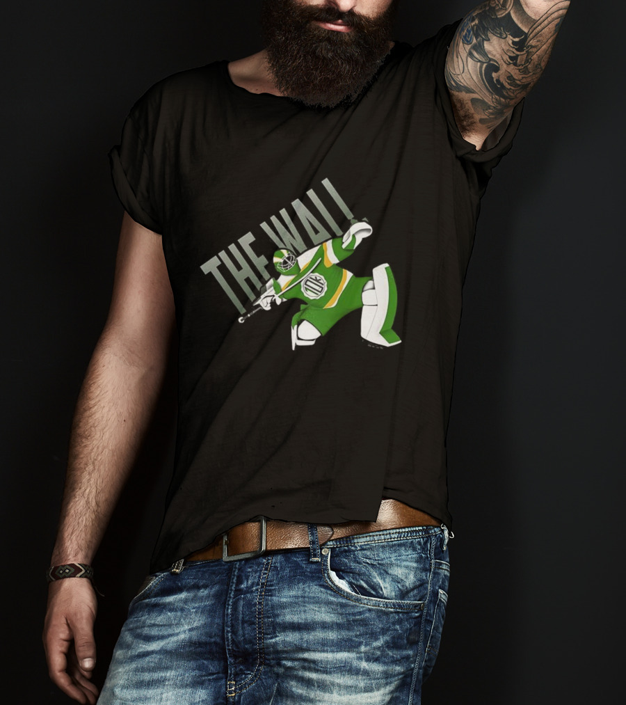 Jesper Wallstedt The Wall Minnesota Wild Goalie T-Shirt