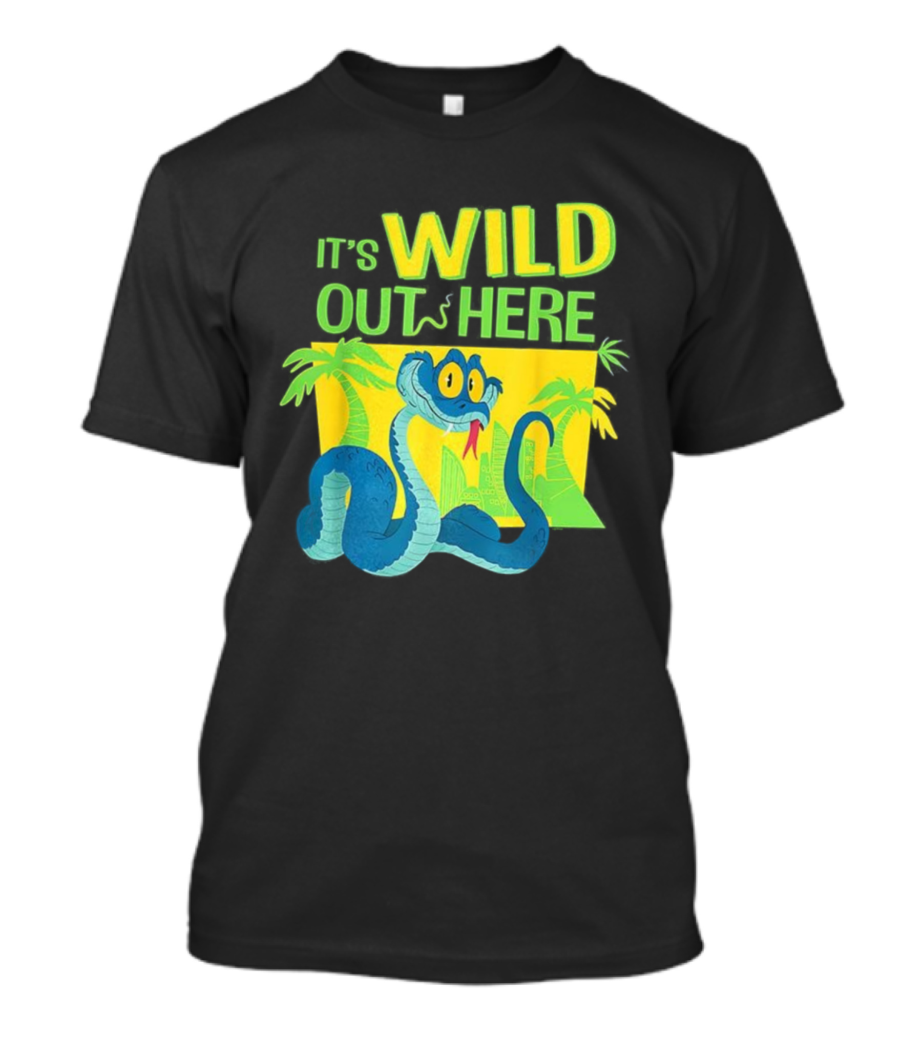Zootopia 2 It's Wild Out Here Gary De’Snake Jungle Scene T-Shirt