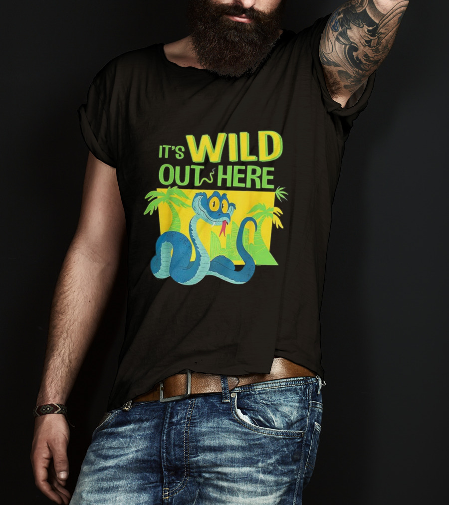 Zootopia 2 It's Wild Out Here Gary De’Snake Jungle Scene T-Shirt