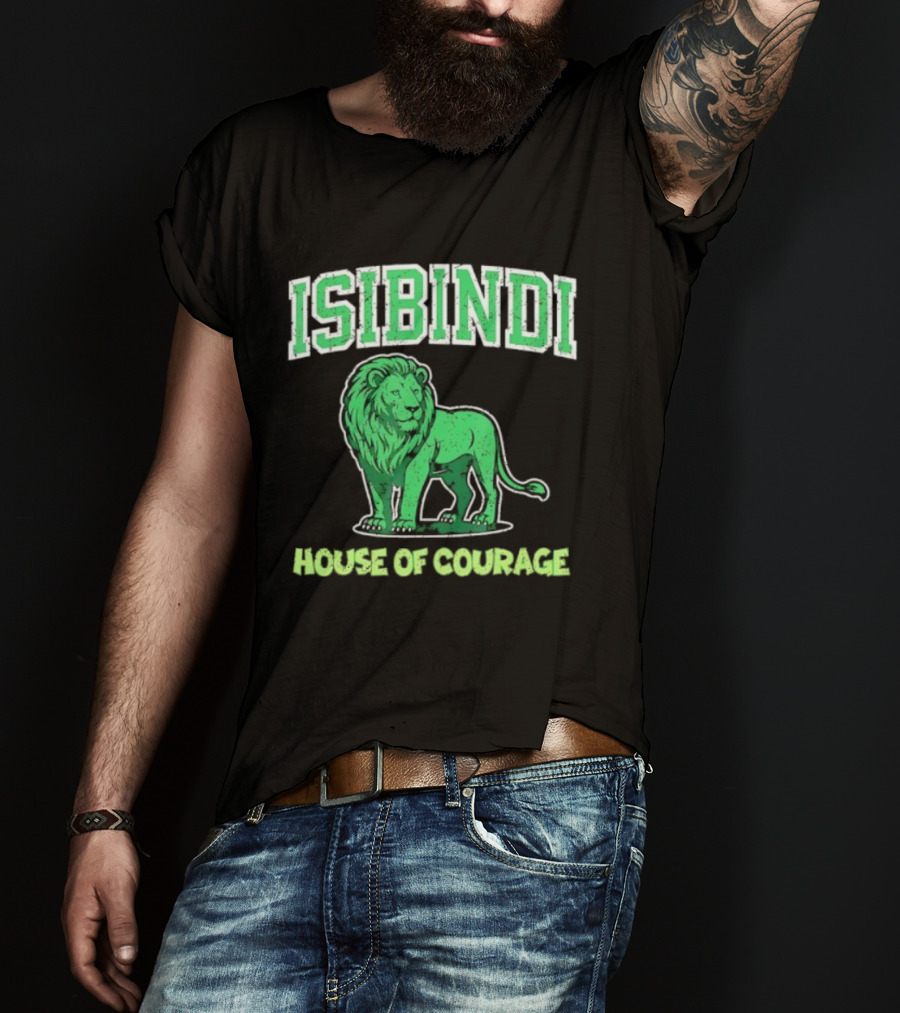 Isibindi Green Lion House Of Courage T-Shirt