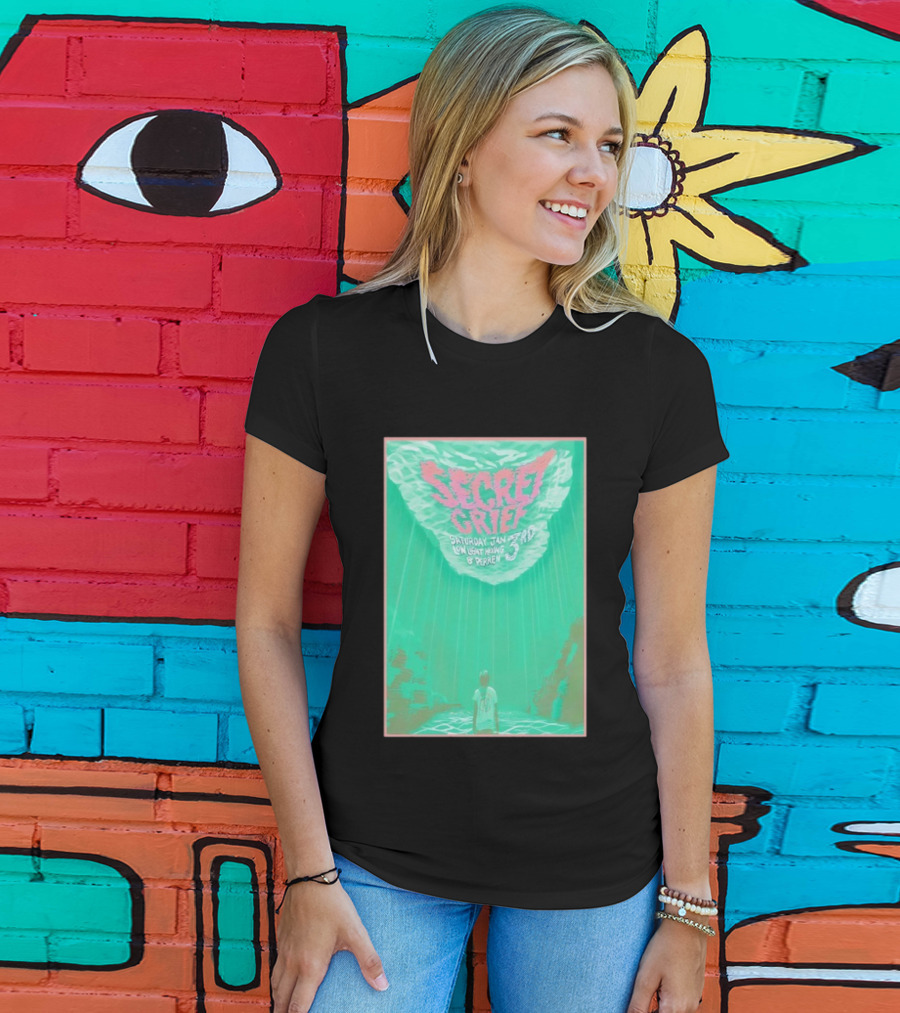 Secret Grief Concert With Low Light Hikes & Perren Grand Rapids Jan 3 2026 T-Shirt