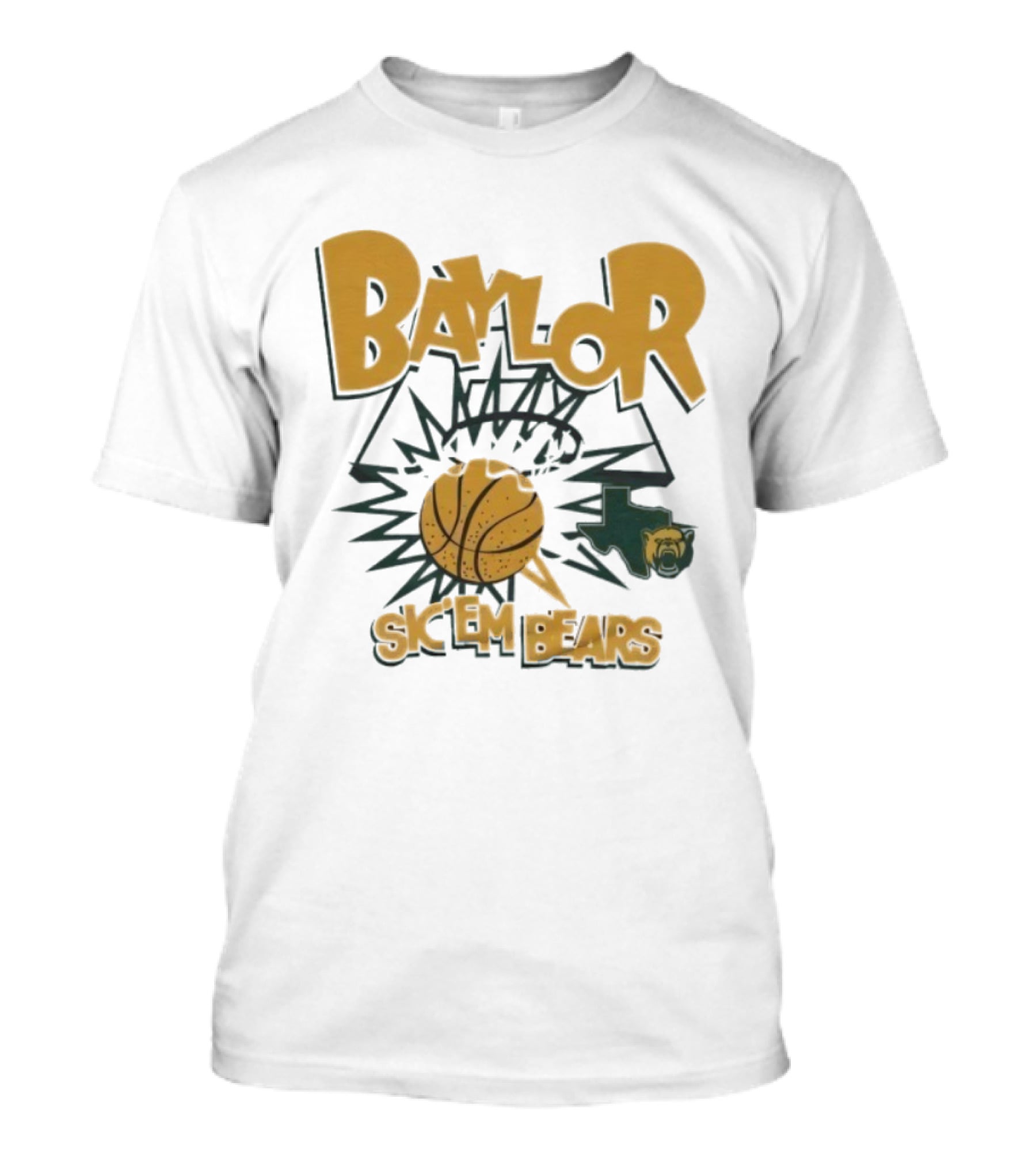 Baylor Basketball Sic ’em Bears Slam Dunk T-Shirt