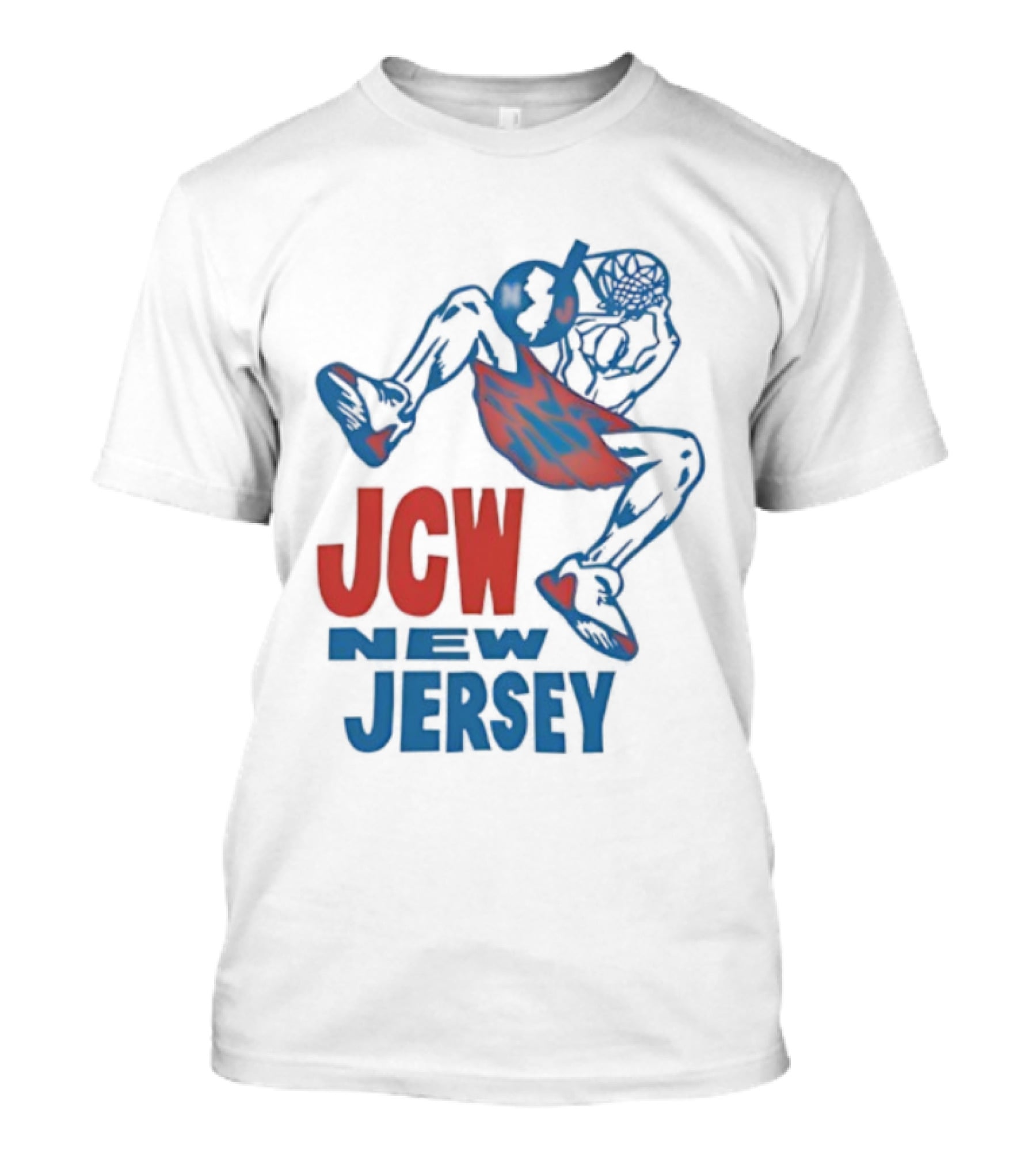 JCW Juggalo Championship Wrestling New Jersey Vintage Basketball Aesthetic T-Shirt
