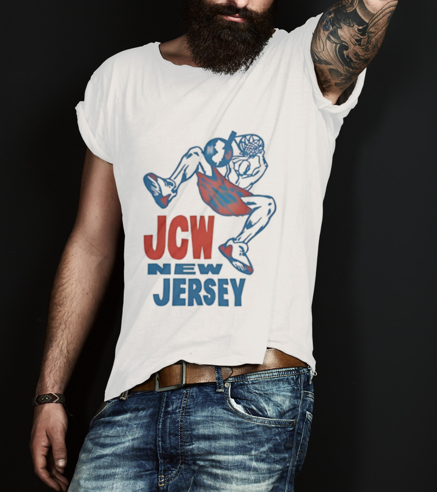JCW Juggalo Championship Wrestling New Jersey Vintage Basketball Aesthetic T-Shirt