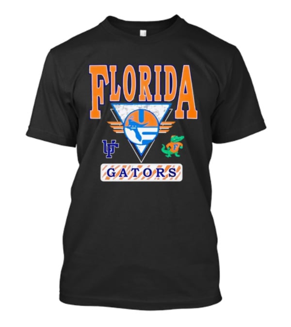 Florida Gators Vintage Retro Triangle LF Gator T-Shirt